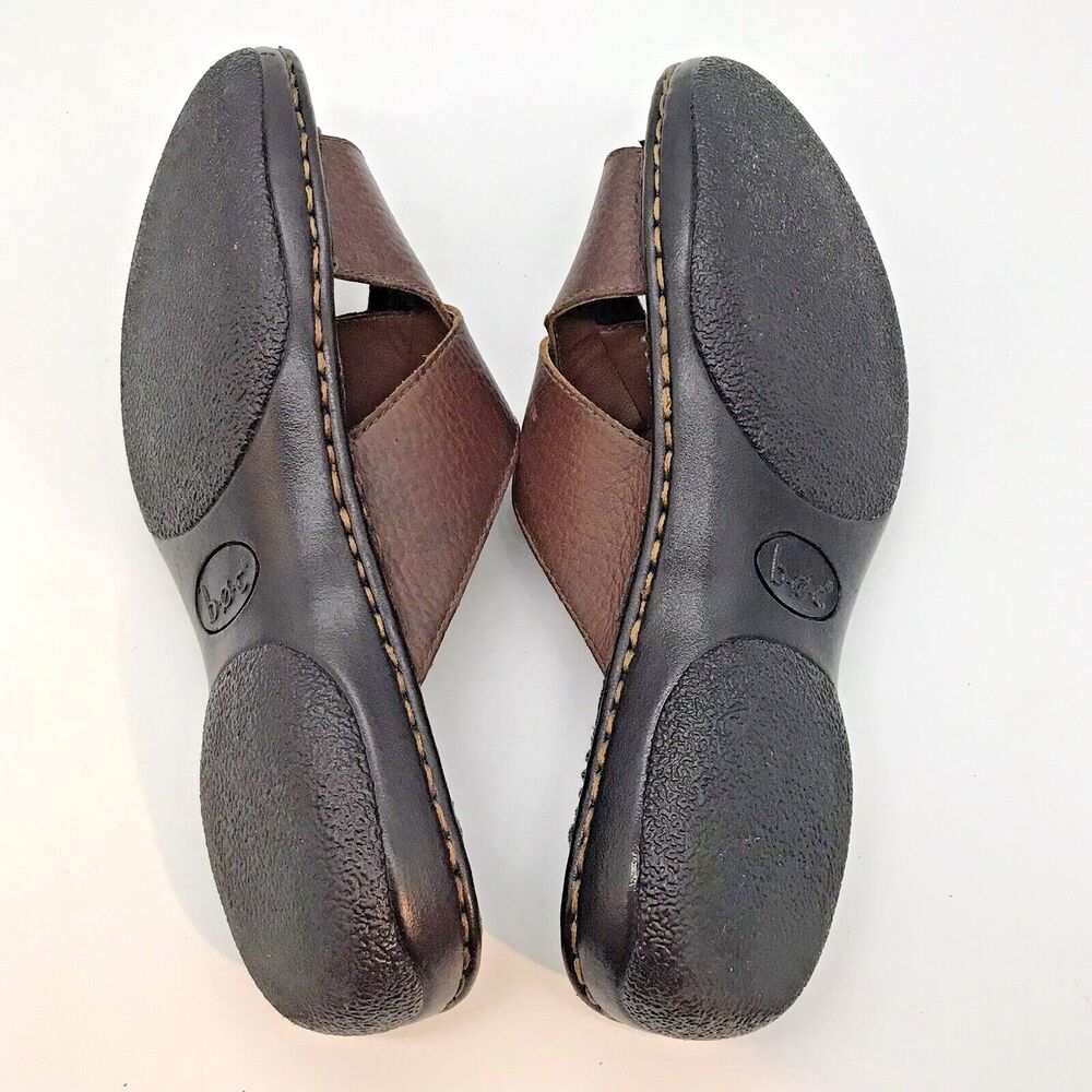 B.O.C. Kalba French Roast Brown Full Grain Leather Strappy Women's 8M Sandals - Picture 10 of 11